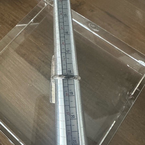 925 Silver and Turquoise Statement Ring size 8 - Picture 6 of 6